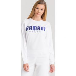 BLUZA Armani Exchange. Białe bluzy damskie s, z materiału. Za 210,00 zł.