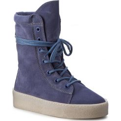 Botki BRONX - 46961-A BX 1418 Jeans Blue 2004. Niebieskie botki damskie skórzane marki Bronx. W wyprzedaży za 319,00 zł.