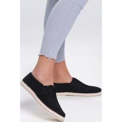 Czarne Tenisówki Keeper. Czarne trampki i tenisówki damskie Renee, bez wzorów, bez zapięcia. Za 29,99 zł.