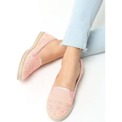 Pomarańczowe Espadryle City Life. Brązowe espadryle damskie marki Born2be, z koronki, na płaskiej podeszwie. Za 39,99 zł.