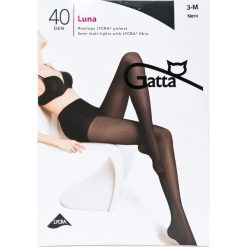 Gatta - Rajstopy Luna. Czarne rajstopy damskie marki Gatta. Za 19,90 zł.