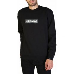 Napapijri Bluza BOX C_N0YKBU. Bluzy męskie Napapijri, s, bez wzorów, z bawełny, bez kołnierzyka, bez rękawów, długie, bez kaptura. Za 6,00 zł.
