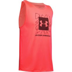 Under Armour Tech™ 2.0 Podkoszulek Czerwony. Czerwone podkoszulki męskie Under Armour, l, z nadrukiem, z poliesteru, bez rękawów. Za 137,95 zł.