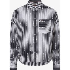 Tommy Jeans - Koszula damska, czarny. Czarne koszule damskie Tommy Jeans, na co dzień, s, bez wzorów, z jeansu, biznesowe, bez kołnierzyka, bez rękawów. Za 399,95 zł.