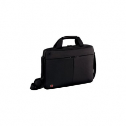 Torba na laptop Wenger Format 14", slim czarna 601079. Czarne torby na laptopa marki Wenger, w paski. Za 217,50 zł.