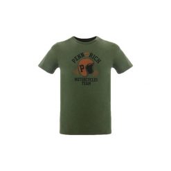 T-shirty z krótkim rękawem Penn Rich Woolrich MOTORCYCLE TEE. Zielone t-shirty męskie Penn Rich Woolrich, xxl, bez wzorów, bez kołnierzyka, krótkie. Za 236,15 zł.