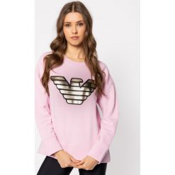 Bluza Emporio Armani 3H2M7J 2J60Z 0322. Różowe bluzy damskie Emporio Armani, m, bez wzorów, bez rękawów, bez kaptura. W wyprzedaży za 429,00 zł.