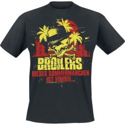 Broilers Sommertour 2018 T-Shirt czarny. Czarne koszulki męskie Broilers, xxl, z nadrukiem, z okrągłym kołnierzem. Za 29,90 zł.