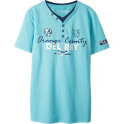 T-shirty chłopięce: T-shirt 2 w 1 bonprix morski z nadrukiem