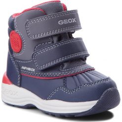 Śniegowce GEOX - B N.Gulp B. B Abx A B841GA 054FU C4075 M Dk Navy/Red. Niebieskie śniegowce chłopięce Geox, bez zapięcia. W wyprzedaży za 229,00 zł.