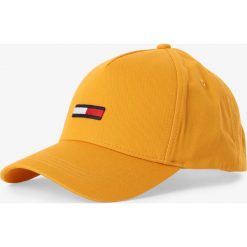Tommy Jeans - Damska czapka z daszkiem, żółty. Żółte czapki damskie Tommy Jeans, bez wzorów, z bawełny. Za 139,95 zł.