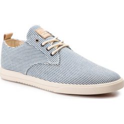 Półbuty CLAE - Ellington Textile CL19AET01 Navy White. Brązowe półbuty męskie marki Clae, na co dzień, bez wzorów, z materiału, bez zapięcia. Za 329,00 zł.