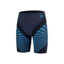 Kąpielówki męskie: Speedo Kąpielówki Męskie Chevron Spl Jam Am Grey/Blue r. 34 (811349C587)