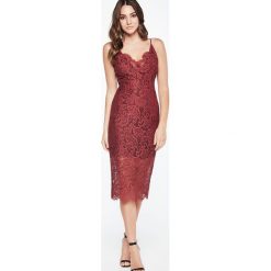 Sukienki hiszpanki: Bardot PENCIL Sukienka koktajlowa burgundy
