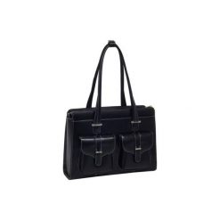 Torba na laptopa MCKLEIN Alexis 15.4 cali Czarny. Czarne torby na laptopa Mcklein, z aplikacjami, eleganckie. Za 858,99 zł.