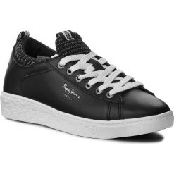 Sneakersy PEPE JEANS - Roxy Sock PLS30780 Black 999. Czarne półbuty damskie Pepe Jeans, na co dzień, bez wzorów, z jeansu, bez obcasa, na płaskiej podeszwie, bez zapięcia. W wyprzedaży za 209,00 zł.
