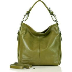 Marco mazzini elegancka torebka na ramię skóra savuage olive. Zielone torebki klasyczne damskie MAZZINI, bez wzorów, ze skóry, eleganckie, na ramię, bez dodatków. W wyprzedaży za 299,00 zł.