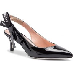 Sandały POLLINI - SA10105C17TB0000 Nero. Czarne klapki damskie Pollini, ze skóry. W wyprzedaży za 709,00 zł.