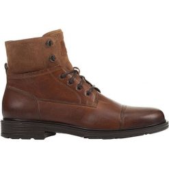 Geox Botki męskie U Alberick Cognac U947SA-0FF22-C6001 (rozmiar 43). Brązowe botki męskie Geox, bez zapięcia. W wyprzedaży za 388,00 zł.