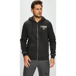 Puma - Bluza. Szare bluzy męskie Puma, s, z nadrukiem, z elastanu, z kapturem, bez rękawów, z kapturem. W wyprzedaży za 239,90 zł.