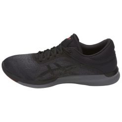 Asics Fuzex Rush t718n-9097 40,5 Czarne. Czarne buty sportowe męskie marki Asics, z syntetyku, do biegania, asics fuzex. W wyprzedaży za 399,99 zł.