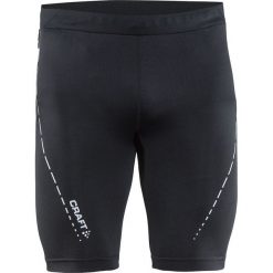 Spodenki Craft Essential Run M Czarne. Czarne spodenki i szorty męskie Craft, na lato, m, bez wzorów, krótkie. Za 99,99 zł.