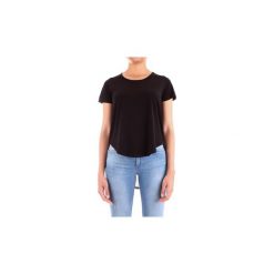 T-shirty z krótkim rękawem Silvian Heach PGP19047TS. Czarne t-shirty damskie Silvian Heach, xxs, bez wzorów, bez kołnierzyka. Za 120,83 zł.