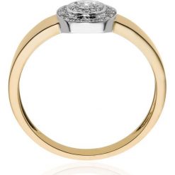 Wyjątkowy Pierścionek - , Diament 0,12ct. Żółte pierścionki damskie W.KRUK, z diamentem, złote. Za 2290,00 zł.