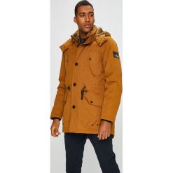 Medicine - Parka Scandinavian Comfort. Żółte parki męskie marki MEDICINE, xl, z elastanu, długie. W wyprzedaży za 179,90 zł.