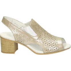 Sandały damskie: Sandały – 107145 GOLD F
