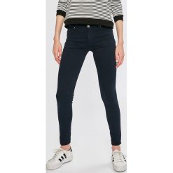 Answear - Jeansy. Niebieskie jeansy damskie rurki marki ANSWEAR, s, z elastanu. W wyprzedaży za 79,90 zł.