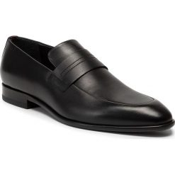 Półbuty HUGO - Appeal 50411438 10219010 01 Black 001. Czarne buty wizytowe męskie HUGO, ze skóry, bez zapięcia. W wyprzedaży za 589,00 zł.