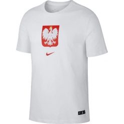 Nike Poland Evergreen Crest Tee CU9191-100. Białe t-shirty męskie Nike, xl, bez wzorów, z bawełny, bez kołnierzyka. Za 99,99 zł.