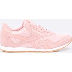 Reebok Classic - Buty CL Nylon Slim TXT Lux. Różowe buty sportowe damskie marki Reebok Classic, bez wzorów, ze skóry, sportowe, reebok classic. W wyprzedaży za 199,90 zł.