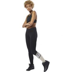 DAMSKIE LEGINSY REEBOK MEET YOU THERE (S). Legginsy sportowe damskie Reebok, s, bez wzorów, z bawełny. W wyprzedaży za 149,99 zł.