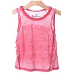 Pepe Jeans Podkoszulek Dziewczęcy Rena 116 Różowy. Różowe bluzki dziewczęce marki Pepe Jeans, z jeansu. W wyprzedaży za 89,00 zł.