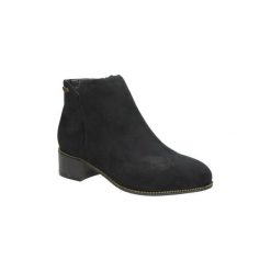 Buty Big Star BOTKI T274452. Czarne botki damskie marki BIG STAR, retro, na wysokim obcasie, bez zapięcia. Za 99,99 zł.