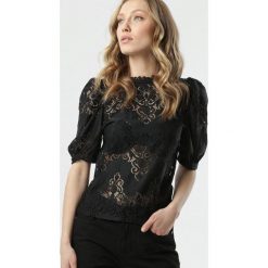 Czarna Bluzka Alex. Czarne bluzki damskie Born2be, s, z koronki, z okrągłym kołnierzem. Za 89,99 zł.