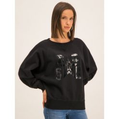 Bluza Diesel 00SZBQ 0BAPS. Czarne bluzy damskie Diesel, s, bez wzorów, z elastanu, bez rękawów, bez kaptura. W wyprzedaży za 289,00 zł.