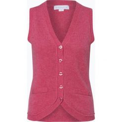 Brookshire - Damska kamizelka dzianinowa, różowy. Różowe kamizelki damskie marki brookshire, xxl, bez wzorów, z wełny, bez kaptura. Za 129,95 zł.