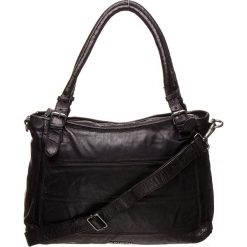 Skórzana torebka "Century II" w kolorze czarnym - 40 x 26 x 11 cm. Czarne torebki klasyczne damskie FREDsBRUDER, w paski, ze skóry, na ramię, bez dodatków. W wyprzedaży za 386,95 zł.