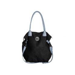 Torebki klasyczne damskie: TORBA WOREK MYSZA CZARNA #BLUEGREY