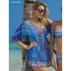 Tunika plażowa Sunflair Star Gaze 73808. Tuniki plażowe damskie SUNFLAIR, retro. Za 239,00 zł.