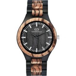 Zegarek Giacomo Design Drewniany Męski GD08301 czarno-brązowy. Pomarańczowe zegarki męskie marki Giacomo Design. Za 487,99 zł.