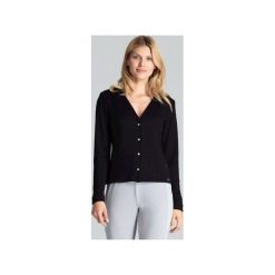Sweter M683 Czarny. Czarne swetry damskie FIGL, xl, bez wzorów, klasyczne, z długim rękawem, długie, bez kaptura. Za 159,00 zł.