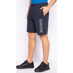 Szorty materiałowe Calvin Klein Performance Knit Shorts 00GMS0S878. Niebieskie spodenki i szorty męskie Calvin Klein Performance, s, bez wzorów, z bawełny. Za 229,00 zł.