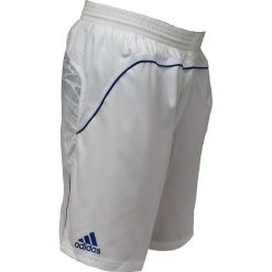 Adidas BV Short O94946. Białe spodenki i szorty męskie Adidas, xl, bez wzorów, z poliesteru. W wyprzedaży za 49,99 zł.