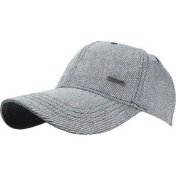 Męska Czapka z Daszkiem, Regulowane Zapięcie, Granatowa w Prążki, Pako Jeans CPAPJNSDASZEK12390gr. Niebieskie czapki męskie Pako Jeans, na lato, w paski, z bawełny. Za 39,00 zł.