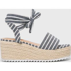 Answear - Espadryle Crucian. Koturny damskie ANSWEAR, bez wzorów, z materiału, bez obcasa, na obcasie. W wyprzedaży za 99,90 zł.