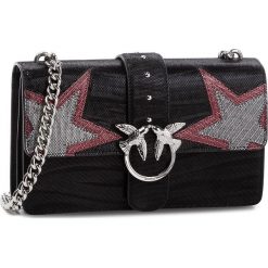Torebka PINKO - Love Stars 2 Tracolla AI 18-19 PLTT 1P218P Y51R Black Z99. Czarne torebki klasyczne damskie Pinko, ze skóry, zdobione. Za 1699,00 zł.